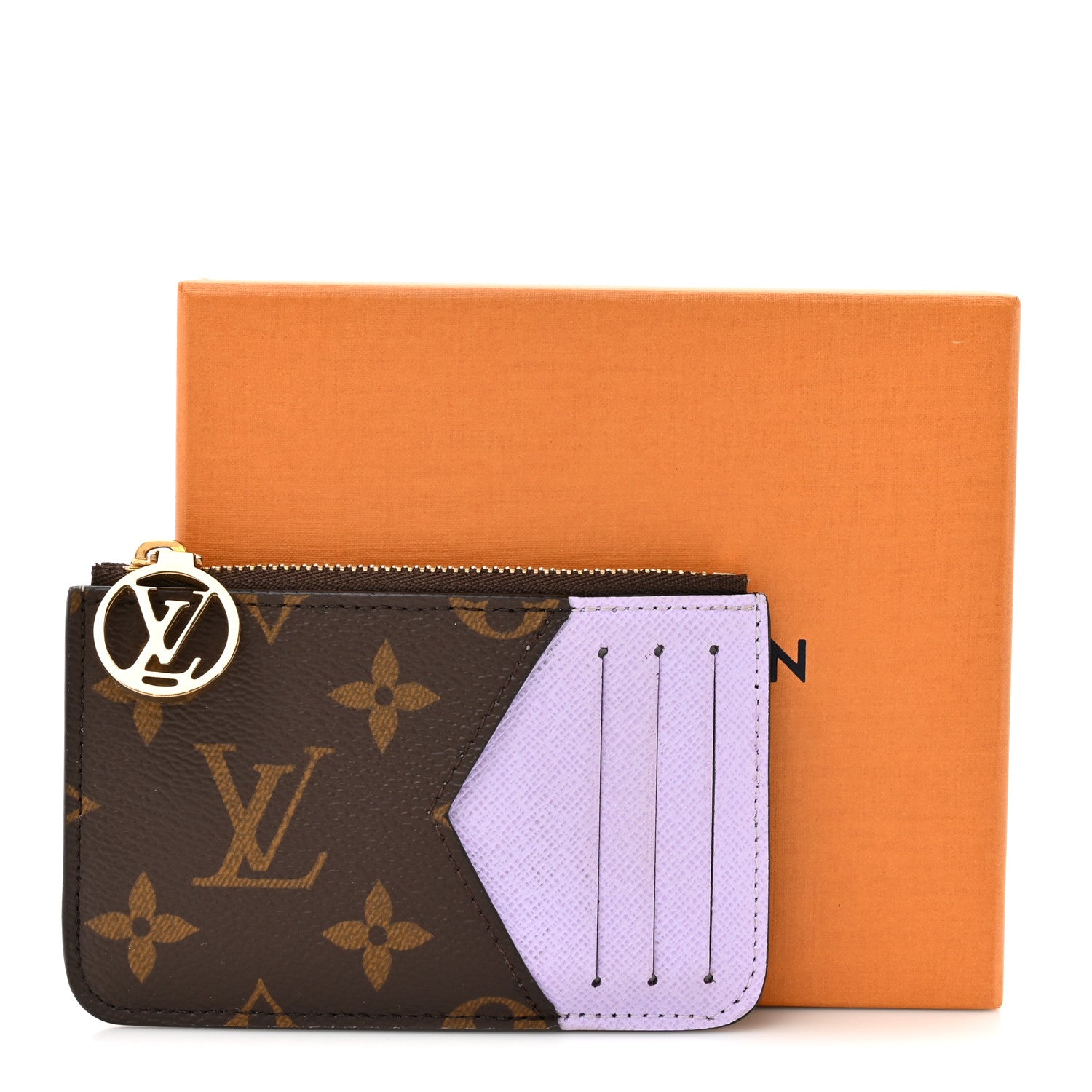 Louis Vuitton Monogram Zipped Romy Card Holder Bubble Tea 8 of 8