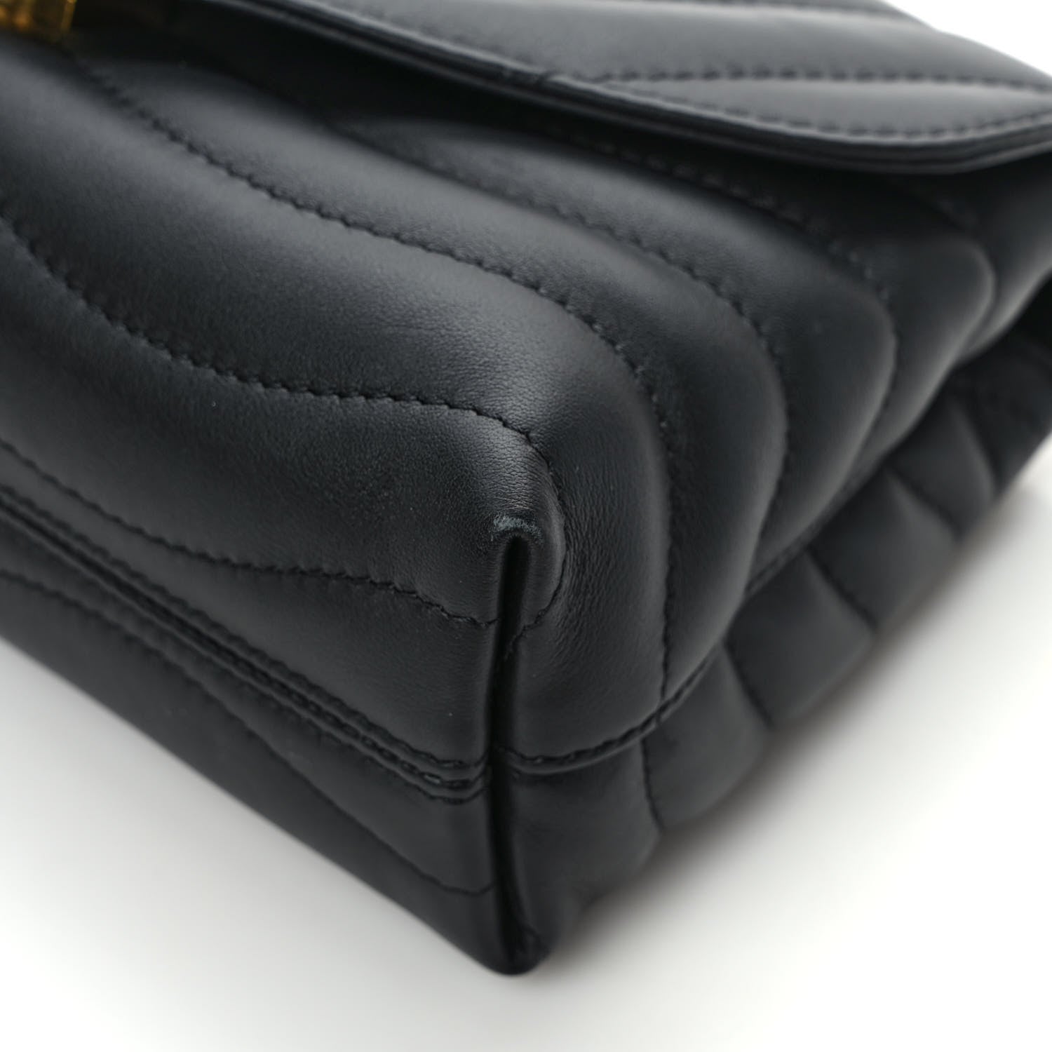 Louis Vuitton Calfskin LV New Wave Chain Bag Black 10 of 12