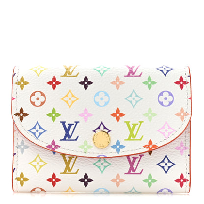 Louis Vuitton LV X TM Monogram Multicolor Rosalie Coin Purse White Kawaii Pink 1 of 7