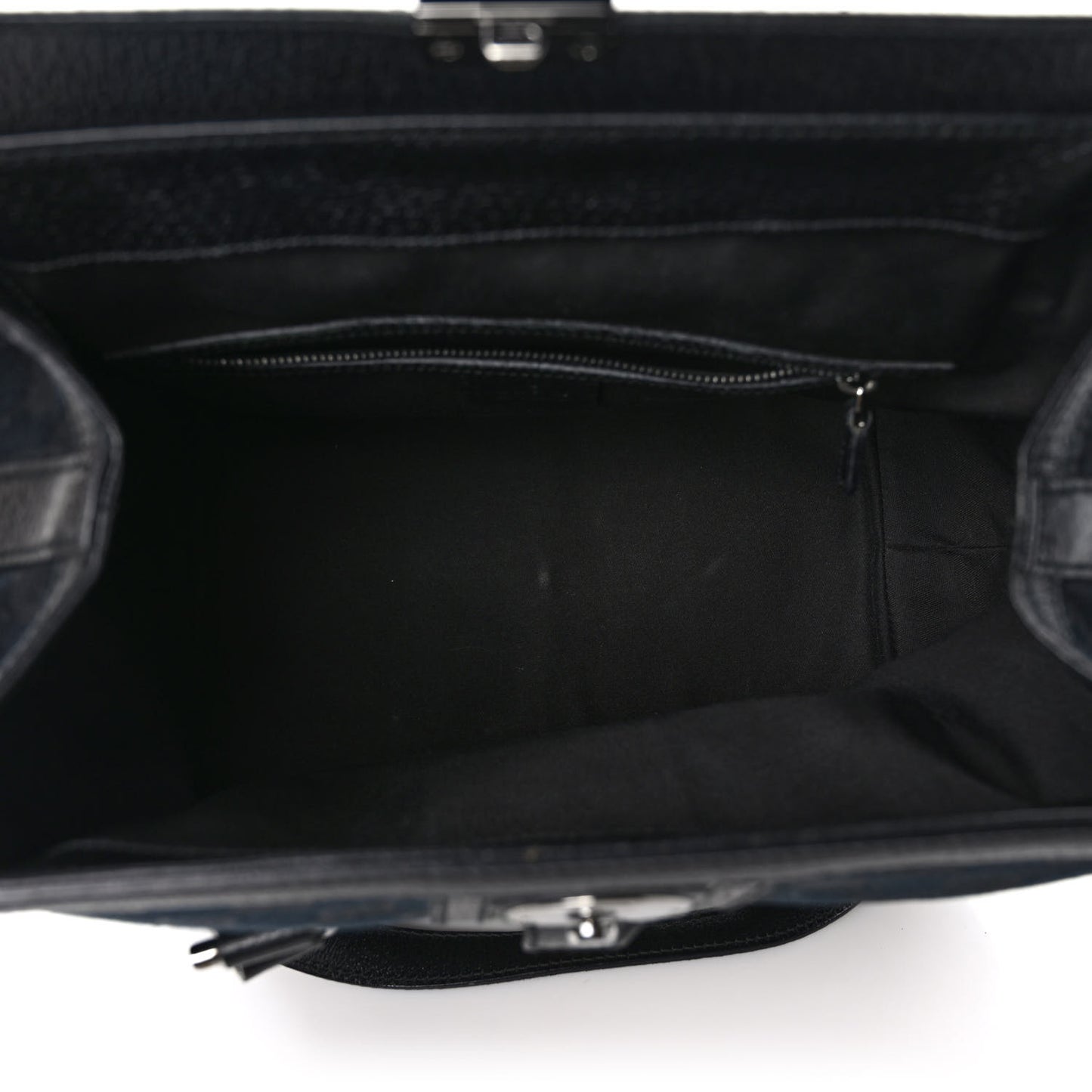 Monogram Web Treasure Boston Tote Black