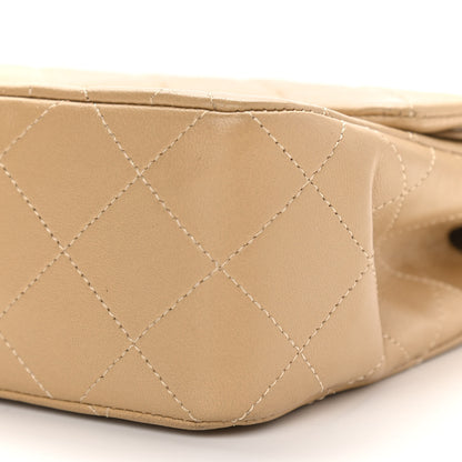 Chanel Lambskin Quilted Small Double Flap Beige 10 of 14