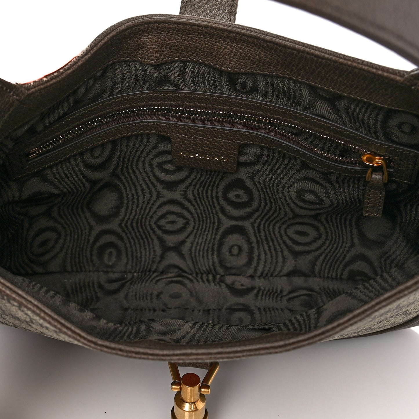 X BALENCIAGA BB Supreme Monogram Calfskin Web Small Jackie 1961 Hobo Beige Ebony