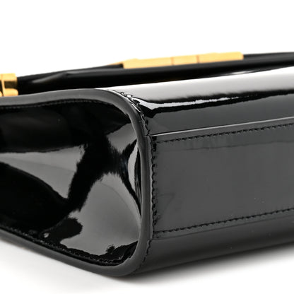 Saint Laurent Patent Small Manhattan Shoulder Bag Black 9 of 11