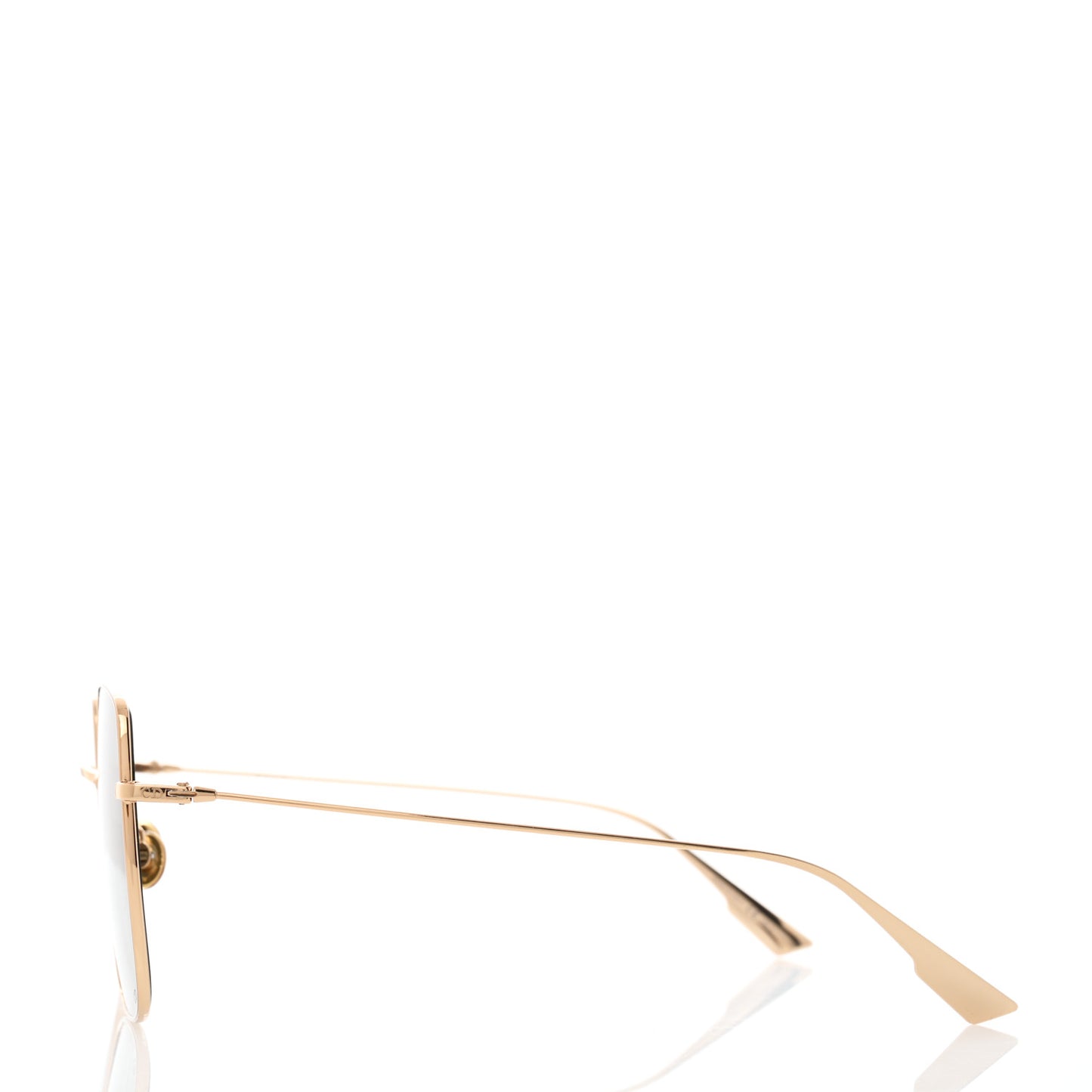 Metal Stellaire 1 Square Sunglasses Gold