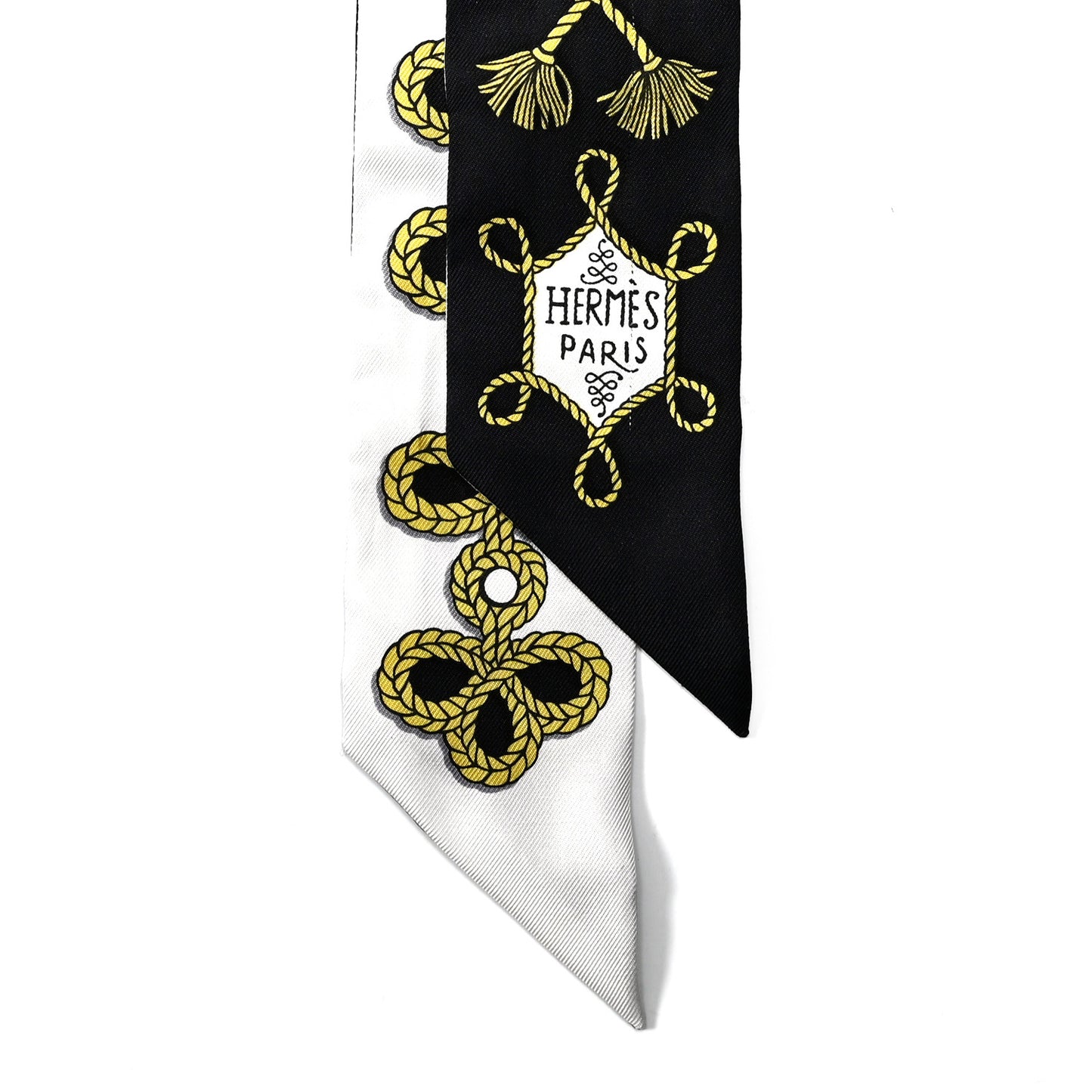 Silk Galons Et Brandebourg Twilly Black Gold White