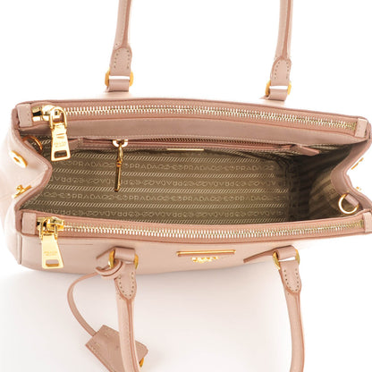 Prada Saffiano Small Galleria Double Zip Tote Cammeo 5 of 10