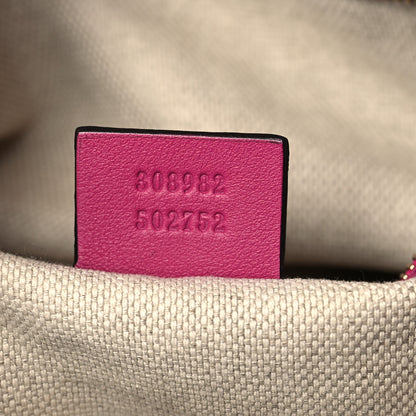 Gucci Vernice Naplack Medium Soho Chain Shoulder Bag Bright Bouganville 6 of 11