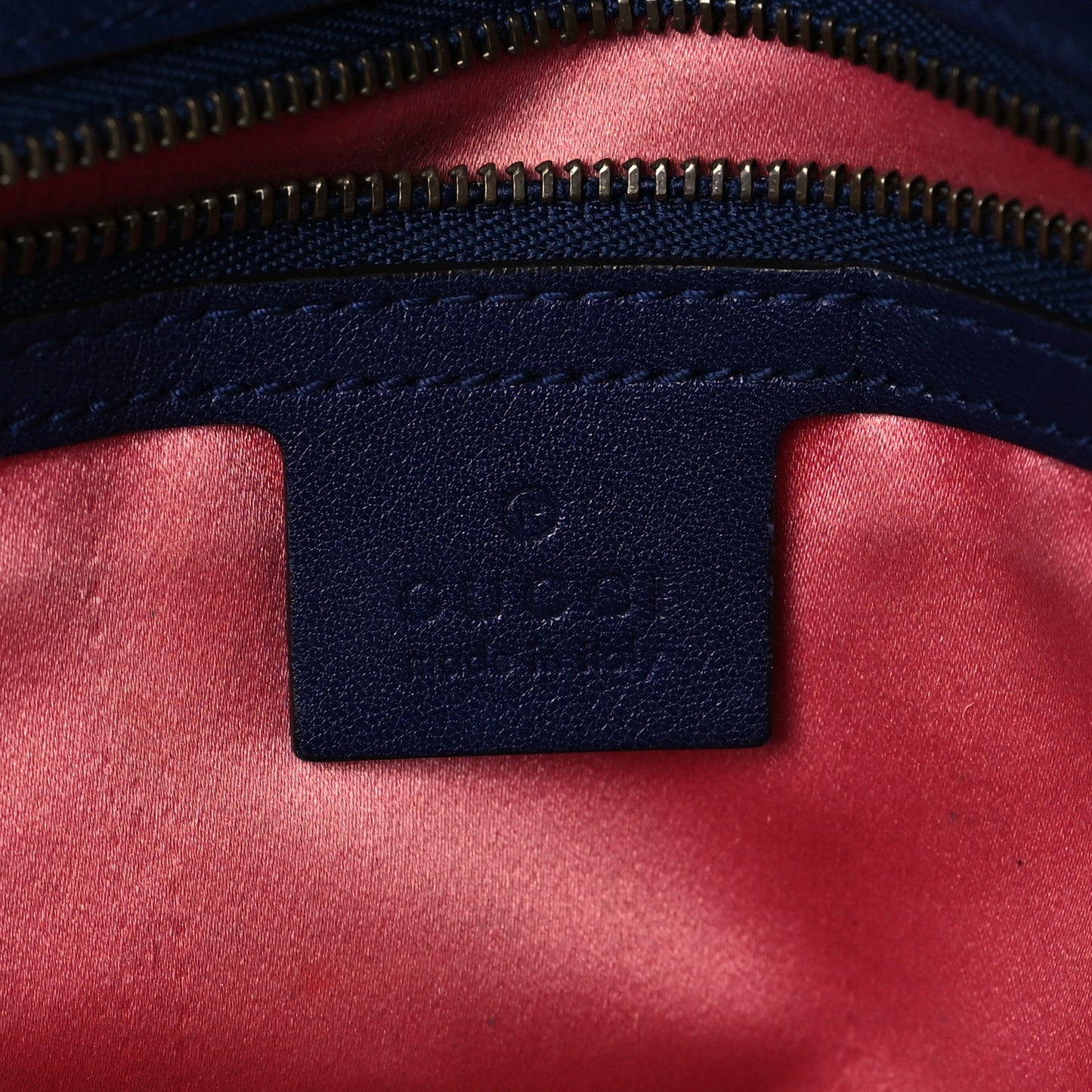 Velvet Matelasse Medium GG Marmont Shoulder Bag Cobalt Blue