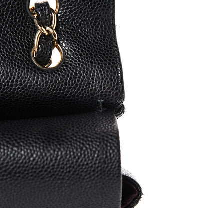 Chanel Caviar Quilted Maxi Double Flap Black 18 of 19