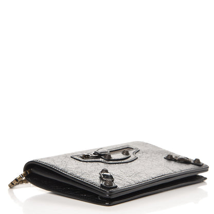 Balenciaga Agneau Giant 12 Brass Wallet On Chain Black 4 of 7