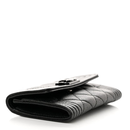 Chanel Caviar Quilted Boy Flap Card Holder So Black 4 of 9