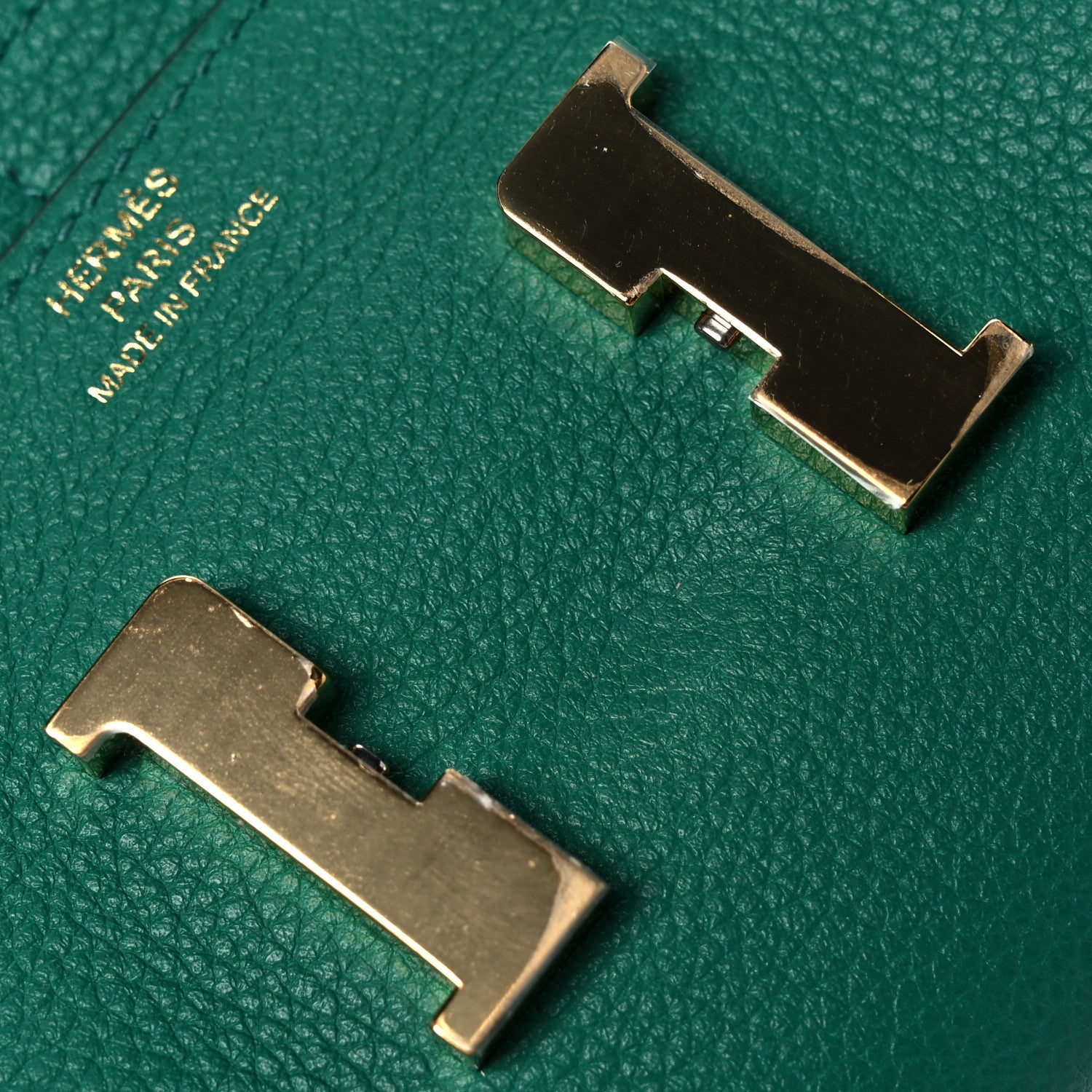 Hermes Evercolor Constance Short Wallet Vert Vertigo 8 of 9