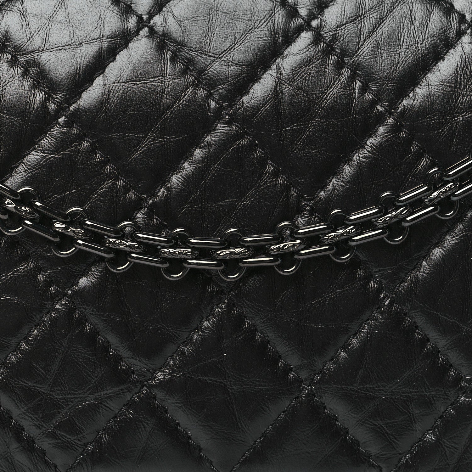 Chanel Aged Calfskin Quilted 2.55 Reissue 226 Flap So Black 8 of 11