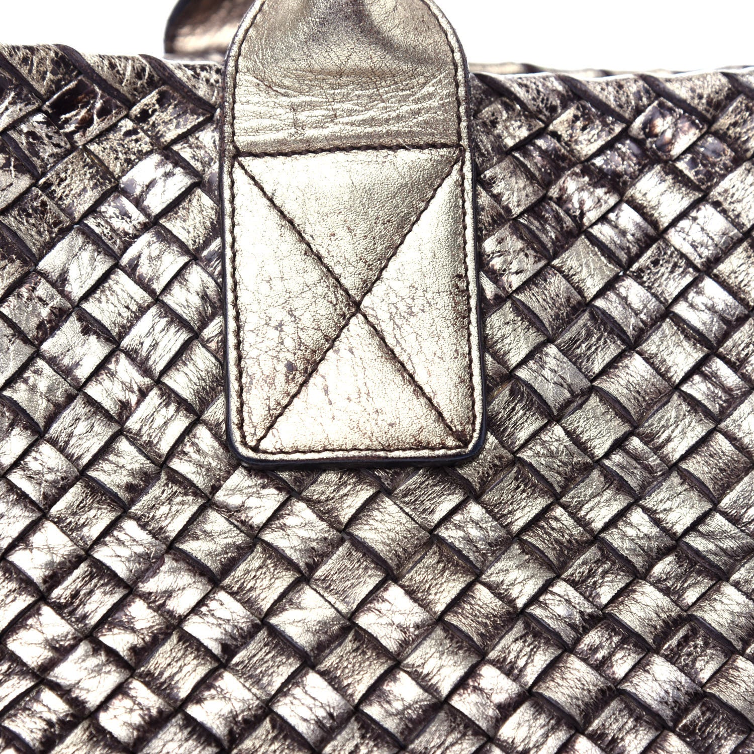 Bottega Veneta Intrecciato Medium Cabat Platino Ossidato 11 of 11