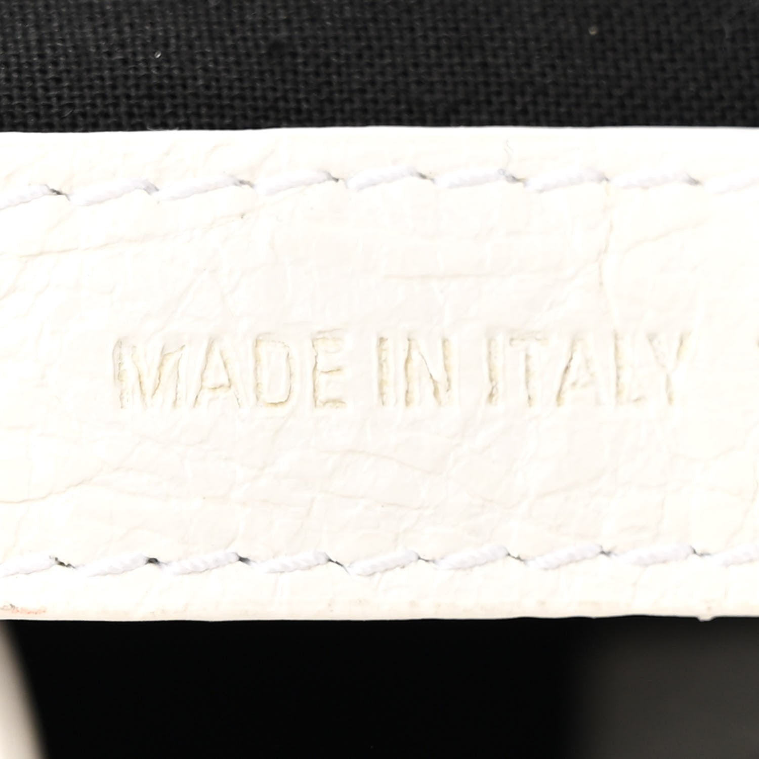 Balenciaga Agneau Arena Le Cagole Bucket Bag XS Optic White 8 of 17