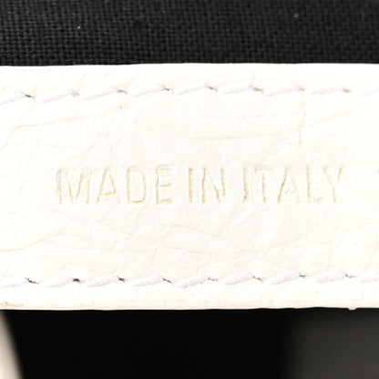 Balenciaga Agneau Arena Le Cagole Bucket Bag XS Optic White 8 of 17