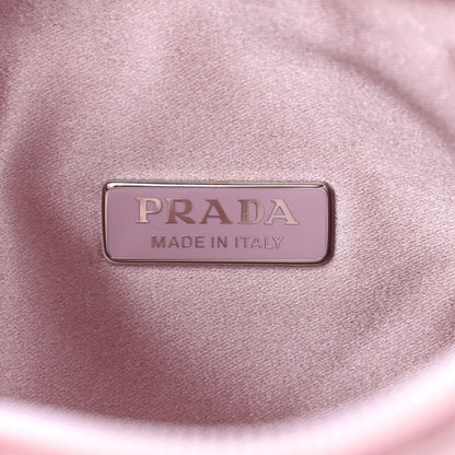 Prada Satin Crystal Mini Re-Edition 2000 Bag Alabastro 6 of 9