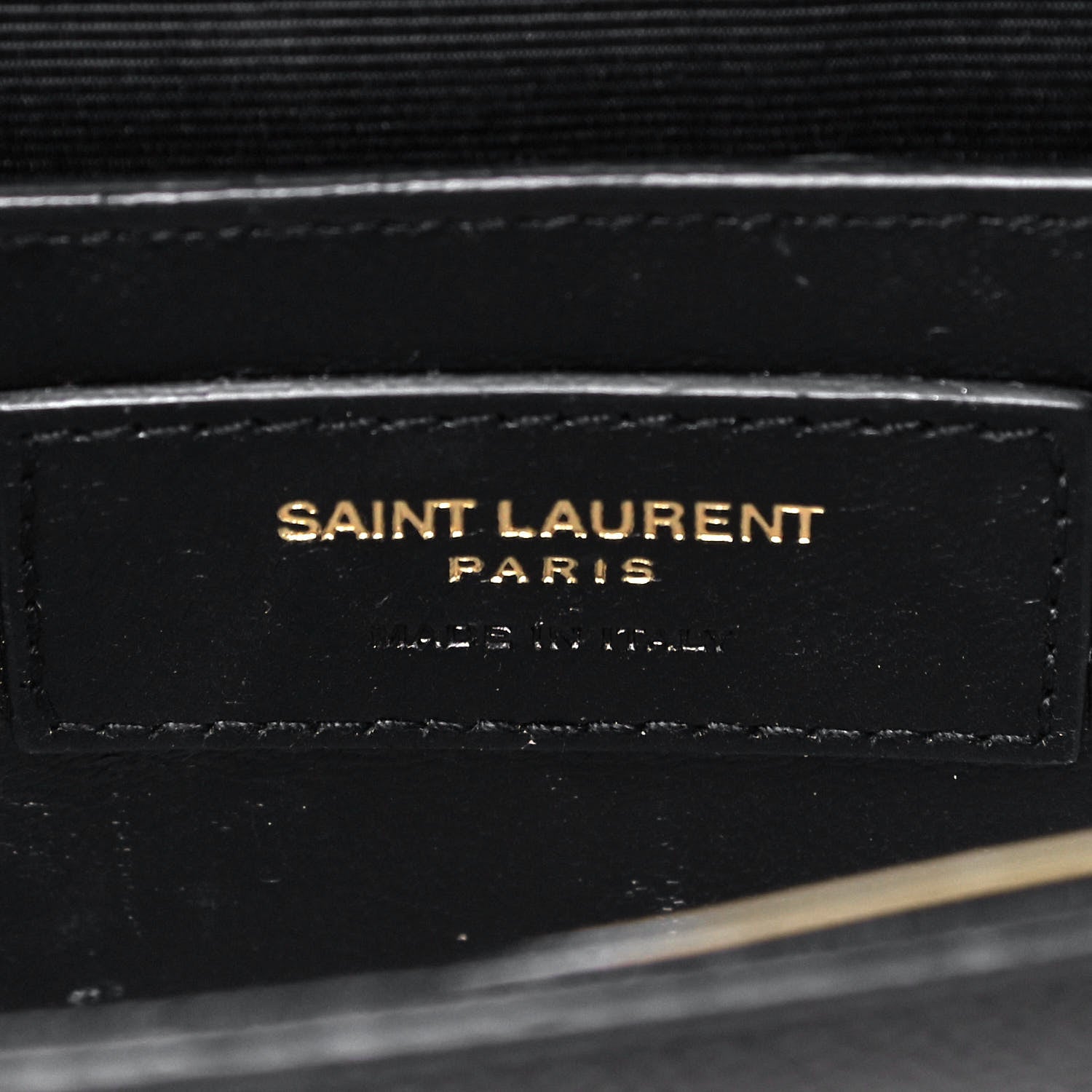Saint Laurent Grain De Poudre Small Monogram Kate Satchel Black 8 of 9