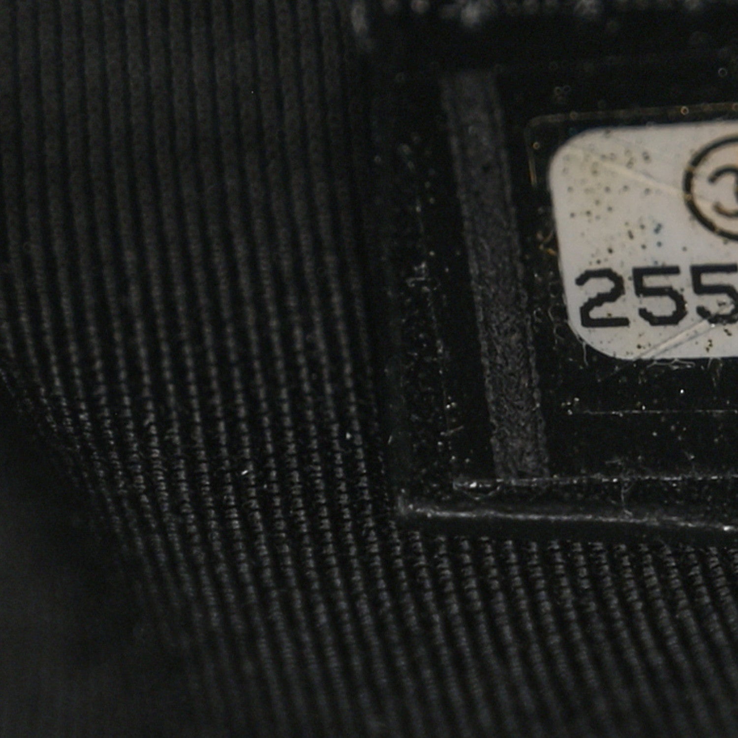Chanel Caviar Quilted Large Boy Zip Pouch Black 7 of 9