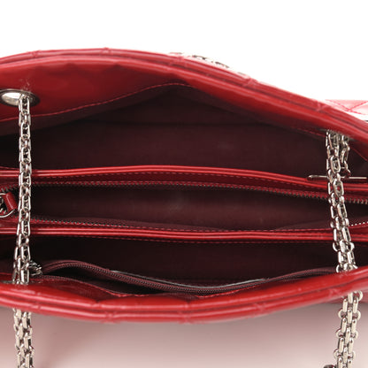Chanel Patent Quilted Small Just Mademoiselle Bowling Bag Red 5 of 11