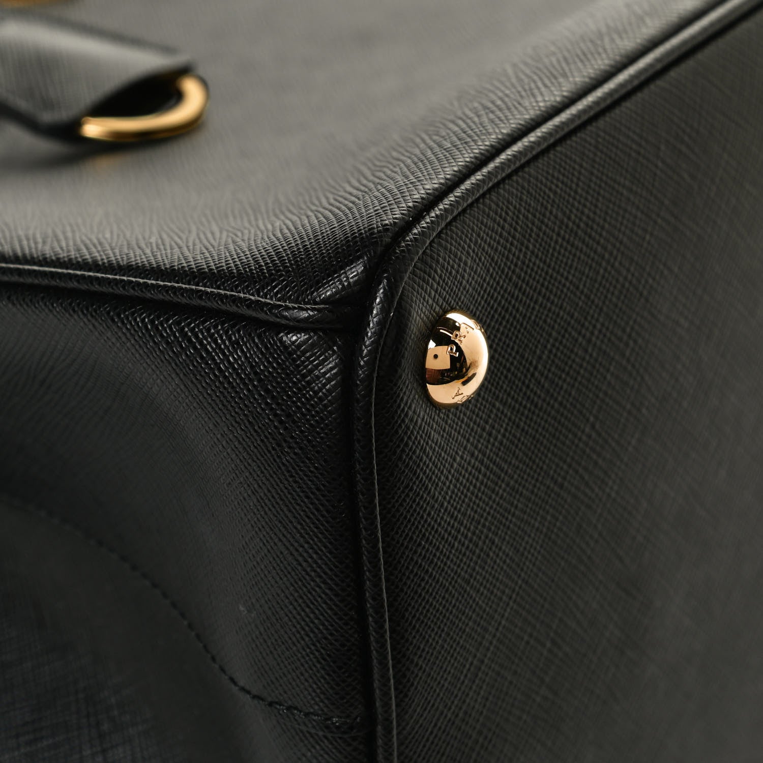 Prada Saffiano Medium Galleria Double Zip Tote Black 11 of 11