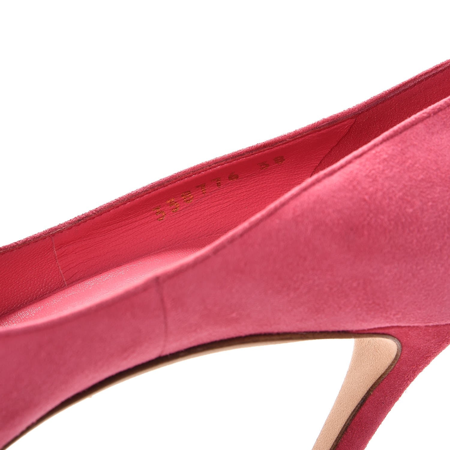 Gucci Kid Scamosciato Interlocking G Jennifer Pumps 38 Shocking Pink 10 of 11