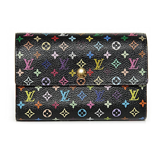 Monogram Multicolor Alexandra Wallet Black