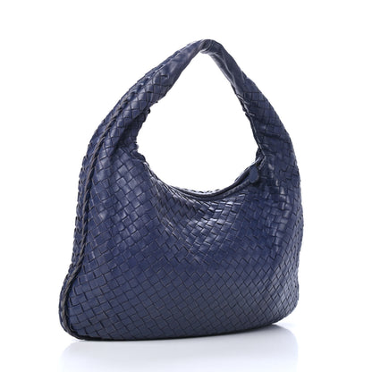 Bottega Veneta Nappa Intrecciato Medium Veneta Hobo Sapphire 2 of 4