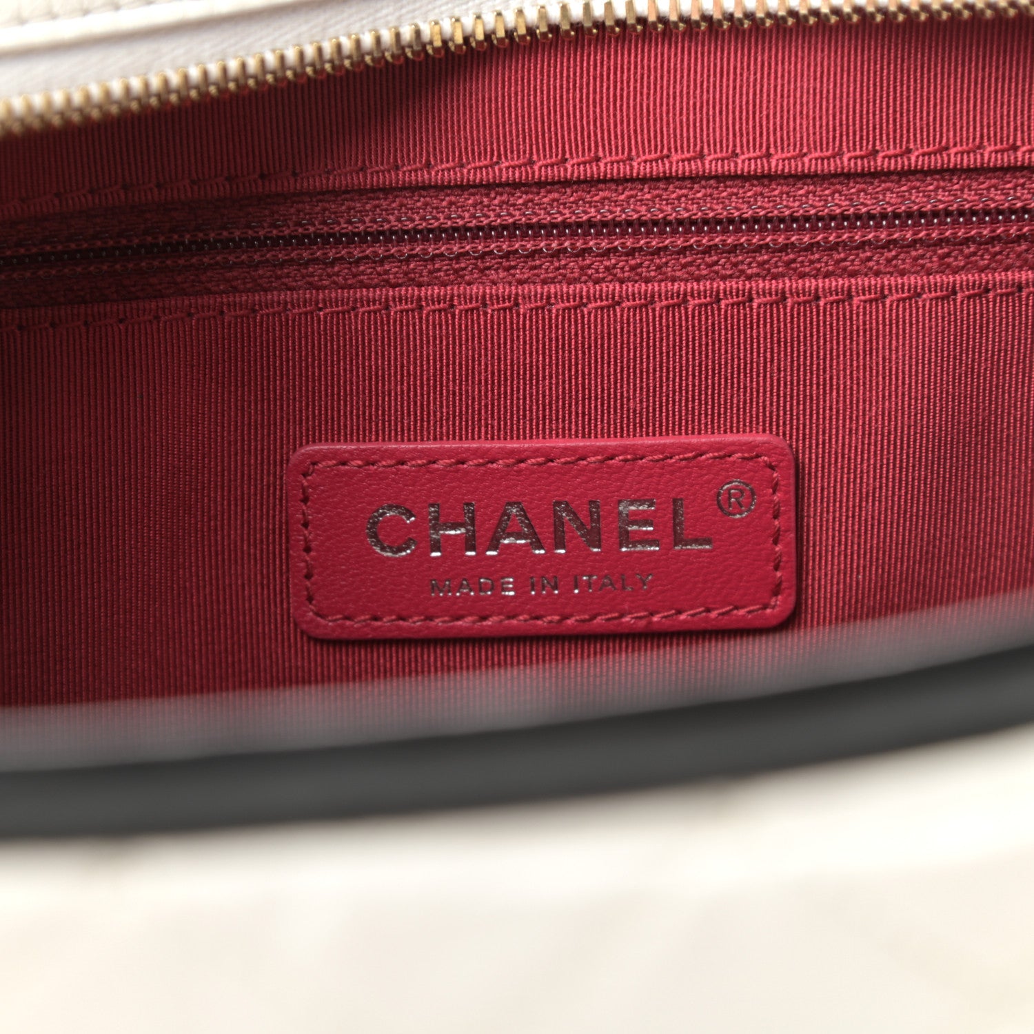 Chanel Aged Calfskin Quilted Medium Gabrielle Hobo Black White 6 of 11
