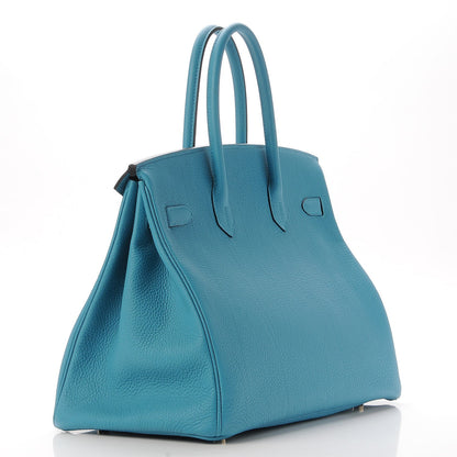 Hermes Togo Birkin 35 Turquoise 3 of 31