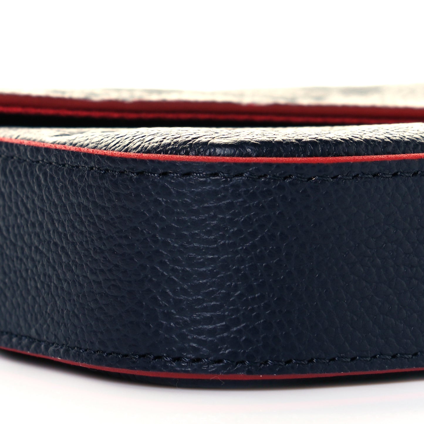 Empreinte Pochette Felicie Chain Wallet Marine Rouge