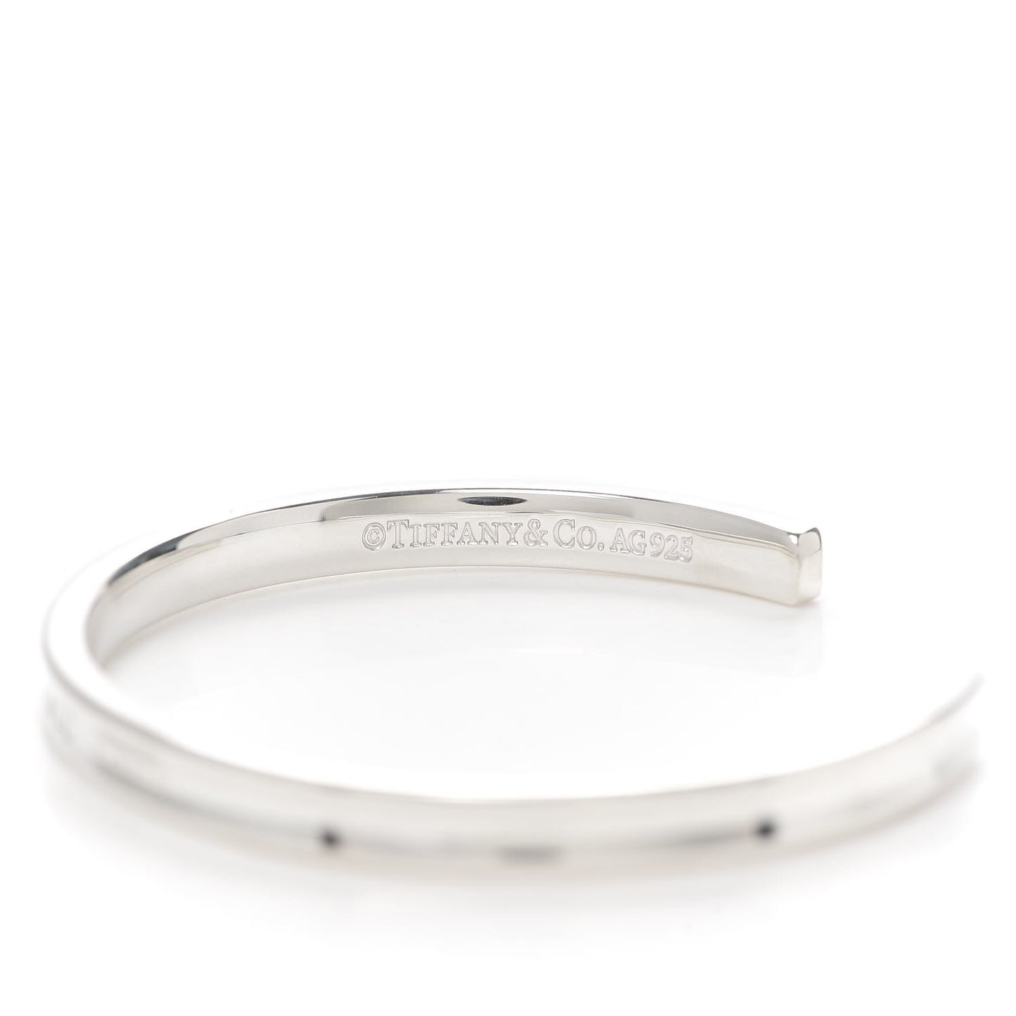 Sterling Silver Narrow 1837 Cuff Bracelet