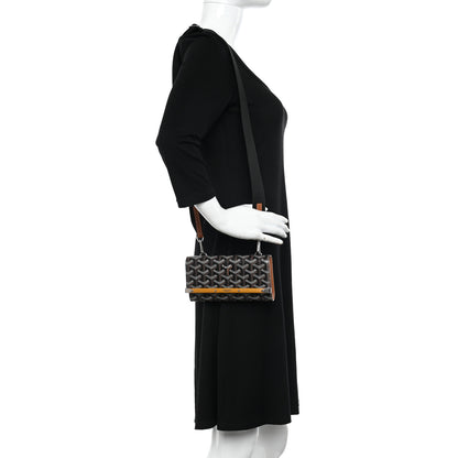 Goyard Goyardine Monte Carlo Mini Case Black Gold 2 of 10