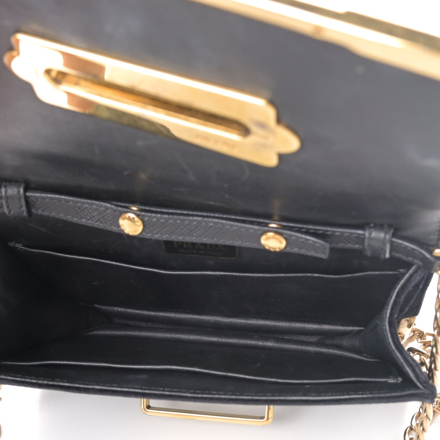 Prada Velvet Cahier Astrology Bag Black 4 of 4