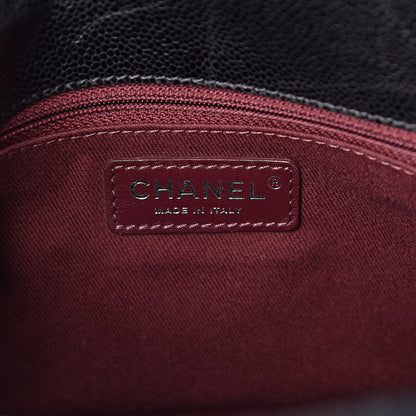 Chanel Crumpled Grained Calfskin Jumbo CC Crave Flap Black 6 of 12