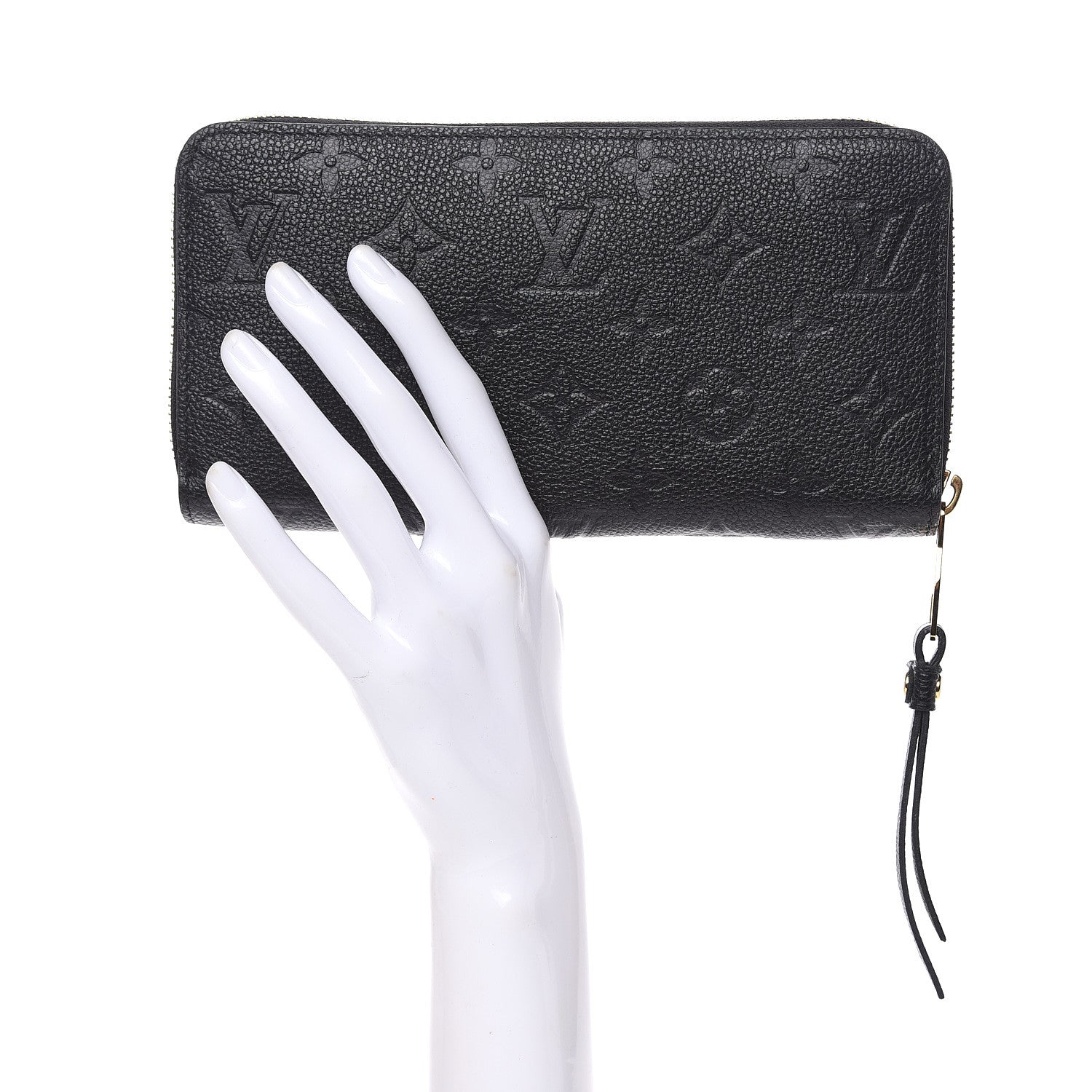 Louis Vuitton Empreinte Zippy Wallet Black 2 of 11