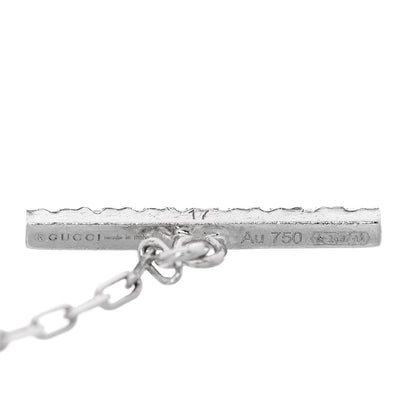 Gucci 18K White Gold Diamond GG Running Bracelet 3 of 3