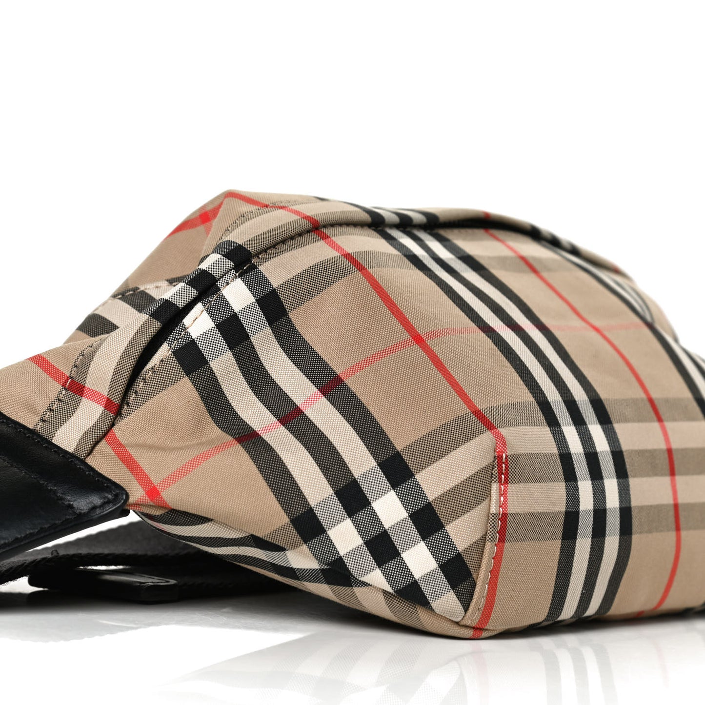 Nylon Vintage Check Sonny Bum Bag Archive Beige