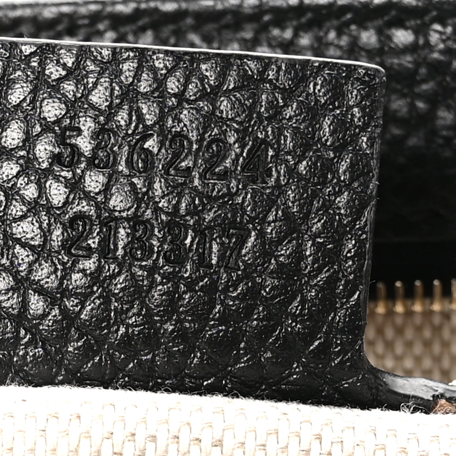 Gucci Pebbled Calfskin Medium Soho Flap Crossbody Black 7 of 10