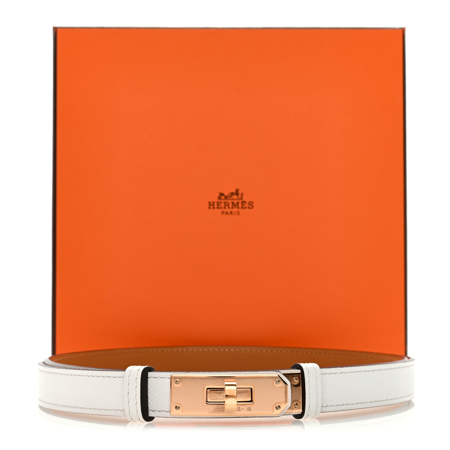 Epsom Kelly Belt White