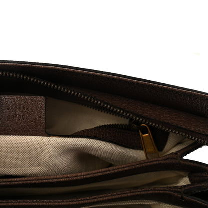 Gucci GG Supreme Monogram Web Medium Ophidia Shoulder Bag Beige New Acero 7 of 10