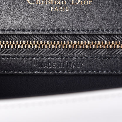 Christian Dior Patent Micro-Cannage Medium Diorama Flap Bag White 9 of 9