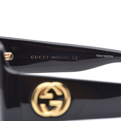 Gucci Acetate Square Frame Sunglasses GG0053S Black 6 of 8
