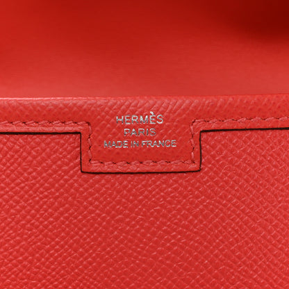 Hermes Epsom Jige Elan 29 Clutch Rouge Pivoine 6 of 8