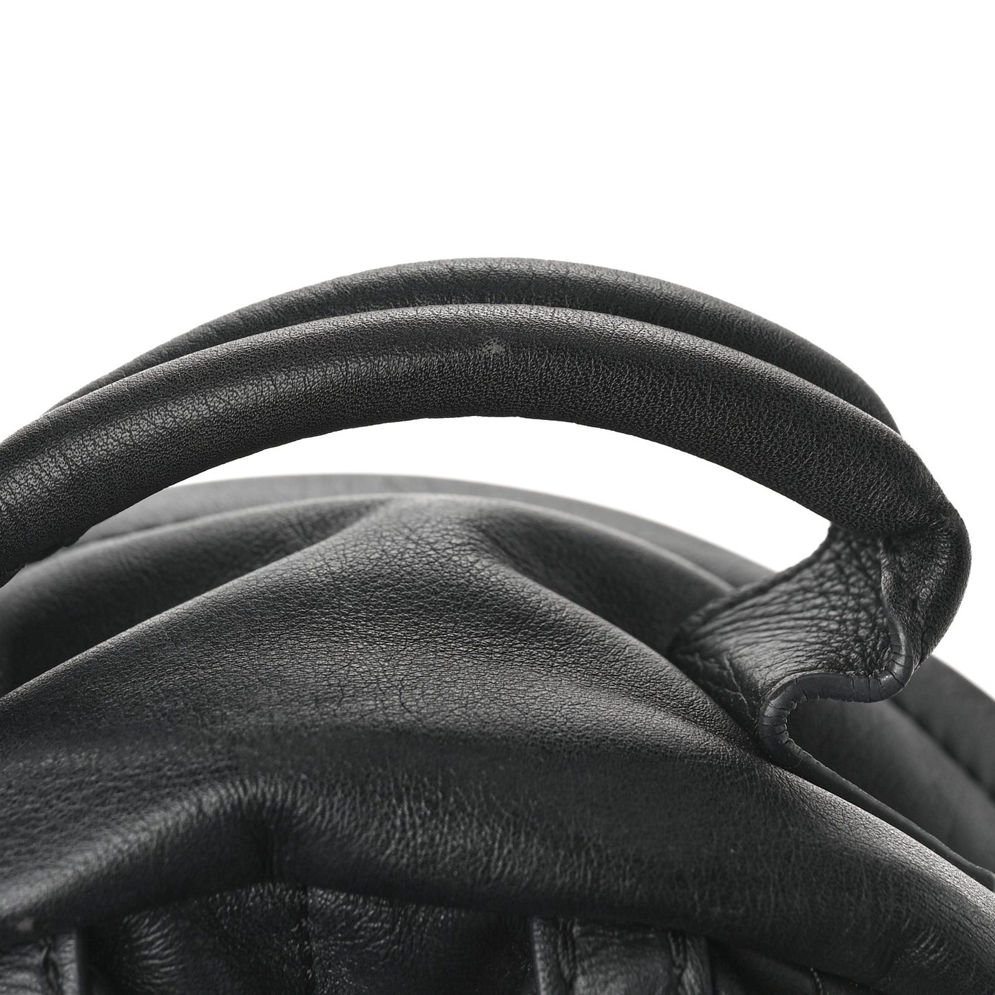 Lambskin Flower Quilted Palm Springs Backpack PM Black