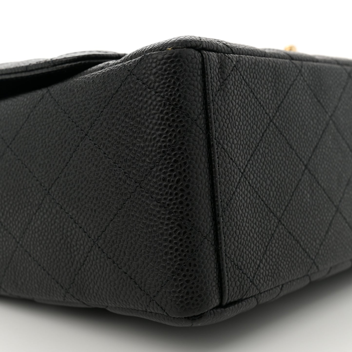 Caviar Quilted Maxi Single Flap Black
