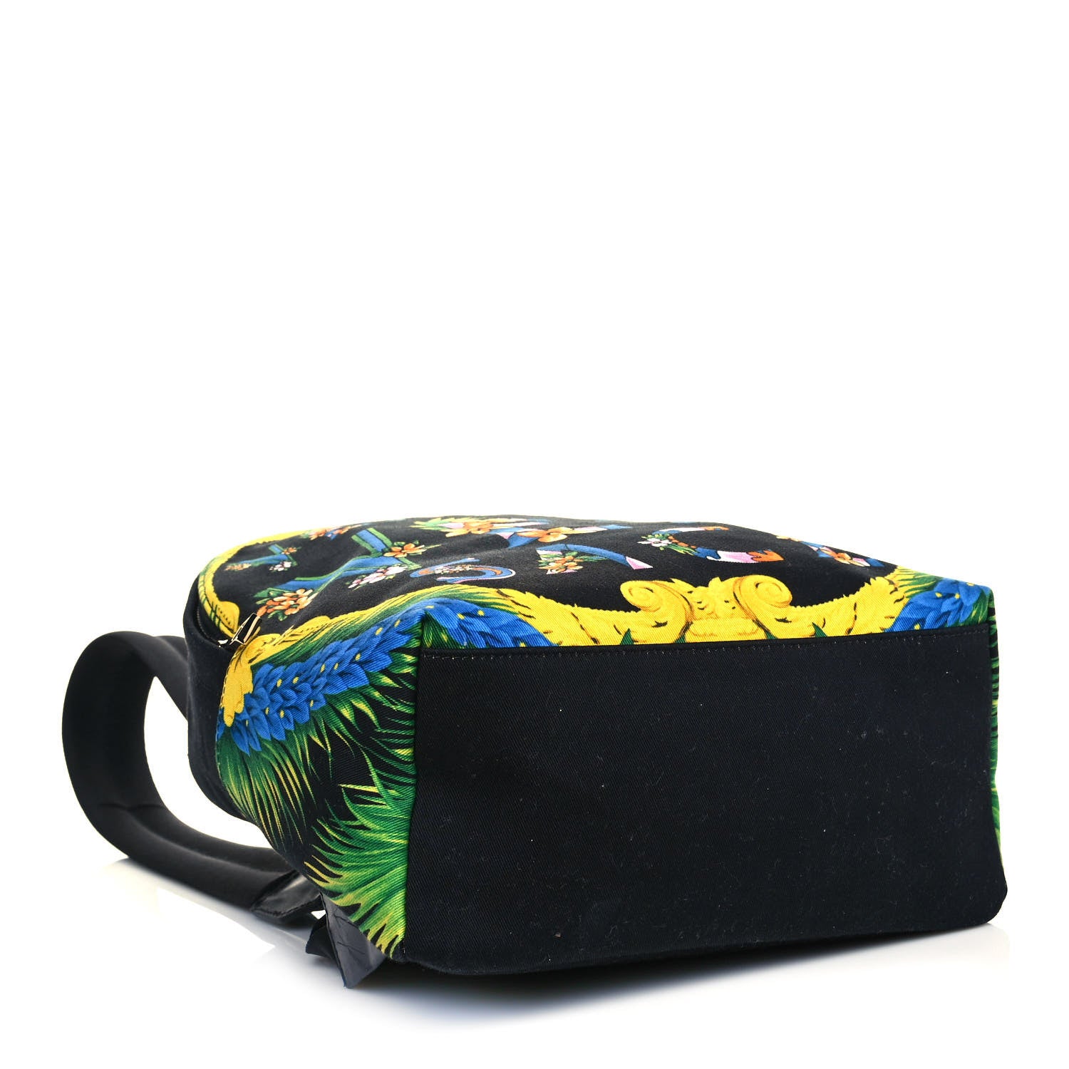 Versace Nylon Print Backpack Black Multicolor 4 of 12