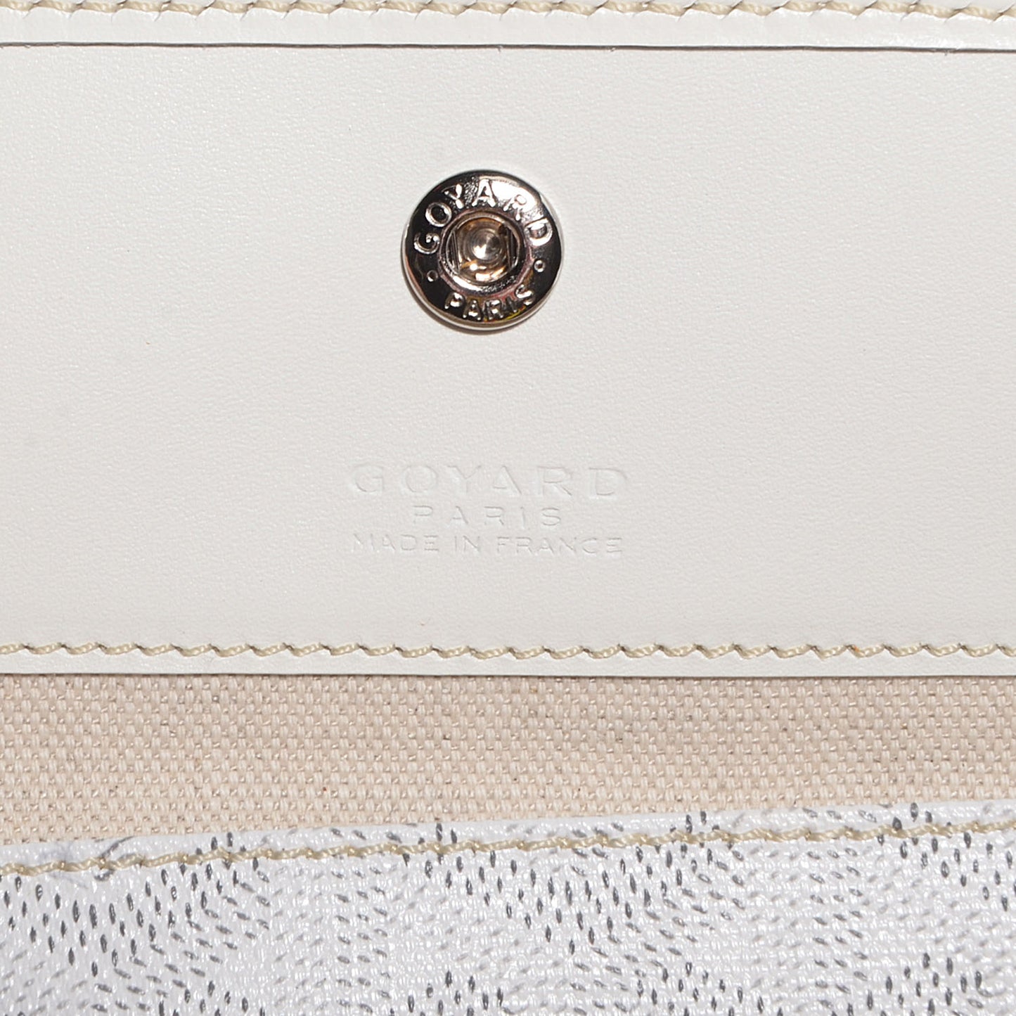 Goyardine Saint Louis GM White
