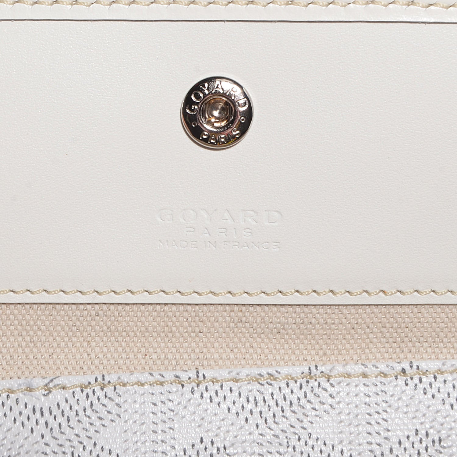 Goyard Goyardine Saint Louis GM White 7 of 10
