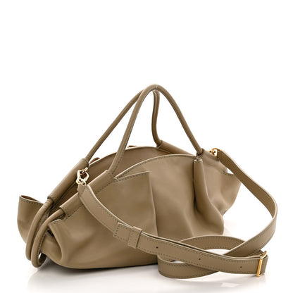 Loewe Shiny Nappa Calfskin Small Paseo Bag Clay Green 3 of 11